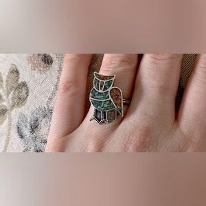 Hand Made Owl Ring